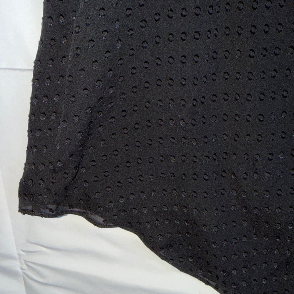 Rebecca Taylor Black Ruffle Blouse - Picture 5 of 8